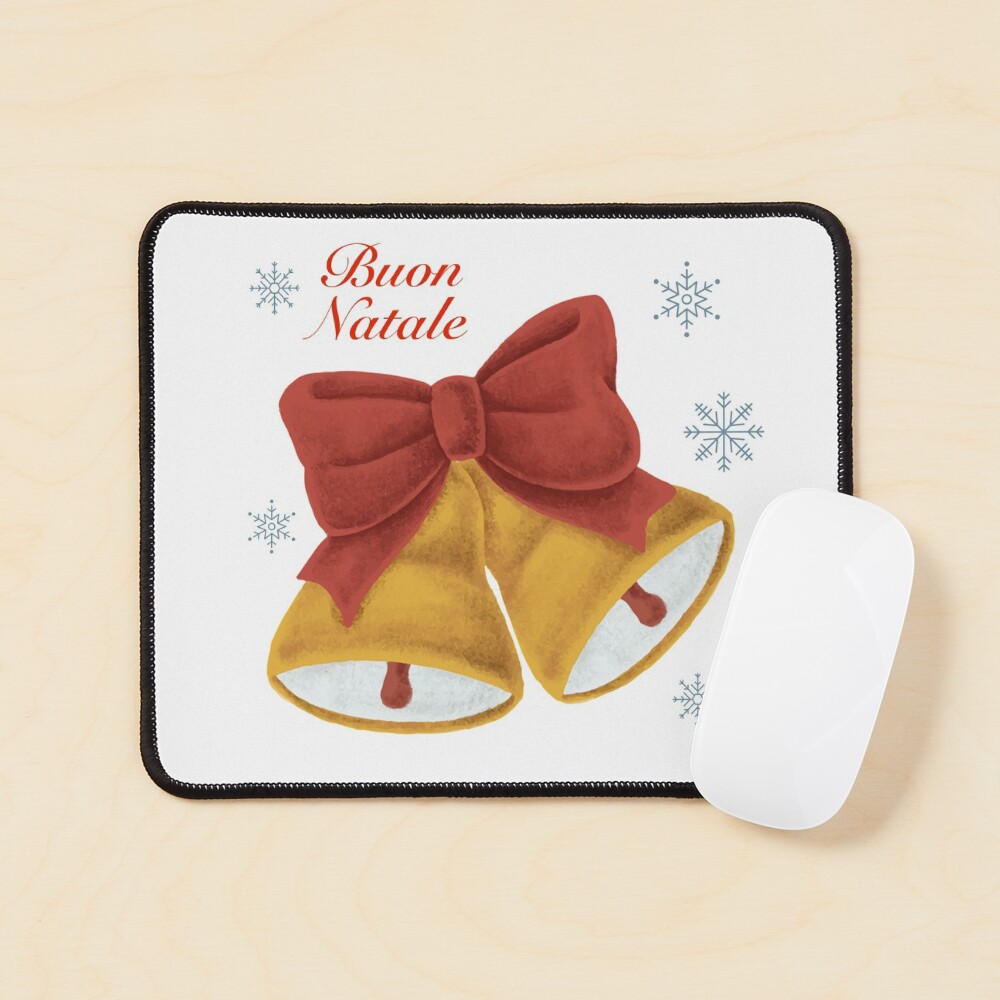 Buon Natale Bells Mouse Pad
