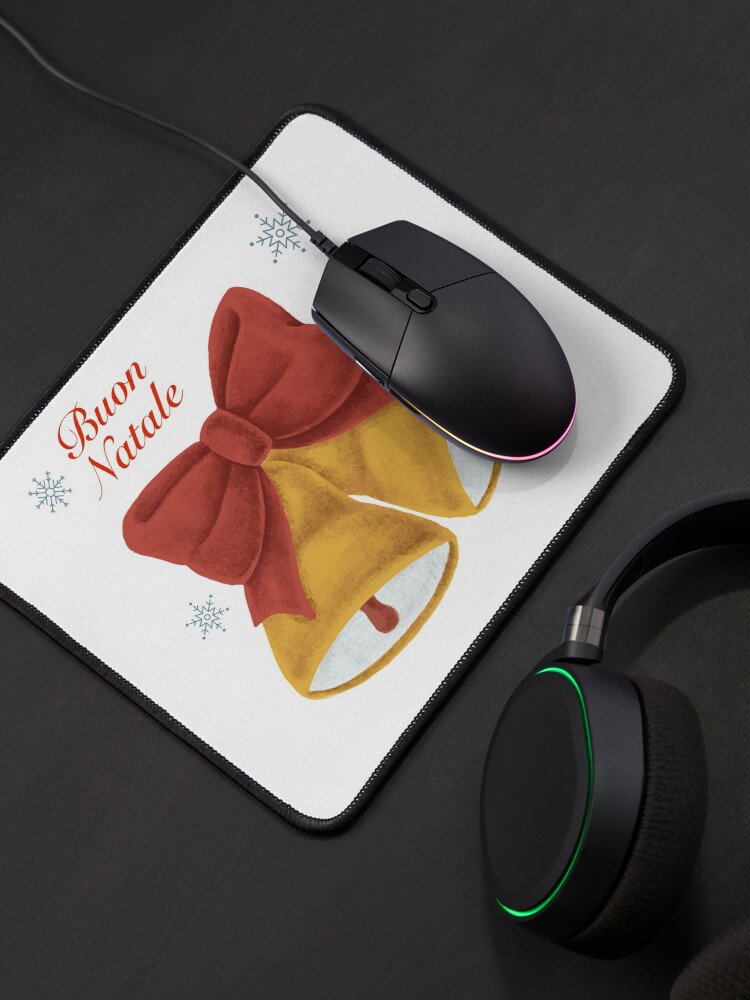 Alternate view of Buon Natale Bells Mouse Pad