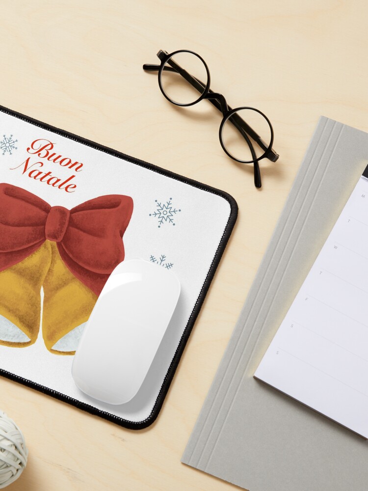 Alternate view of Buon Natale Bells Mouse Pad