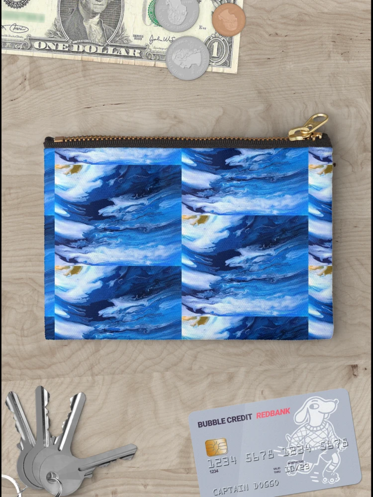 Thumbnail 3 of 4, Zipper Pouch, Waves designed and sold by InfinitePathArt.