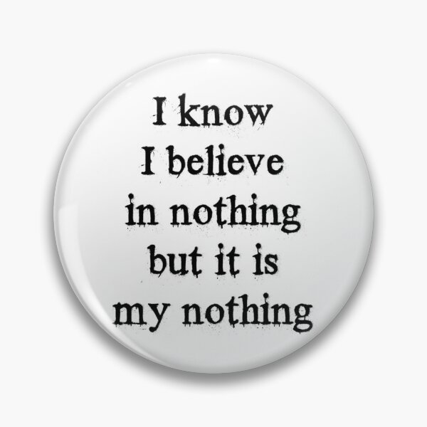 Item preview, Manic Street Preachers - I Know I Believe In Nothing, But It Is My Nothing   designed and sold by culturecargo.