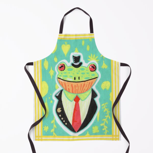 Item preview, Dapper Green Tree Frog Man in a Tuxedo designed and sold by narwhalwall.