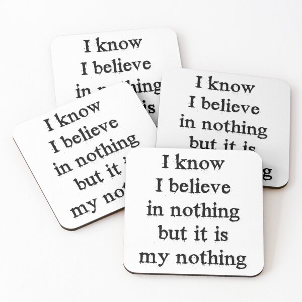 Item preview, Manic Street Preachers - I Know I Believe In Nothing, But It Is My Nothing   designed and sold by culturecargo.