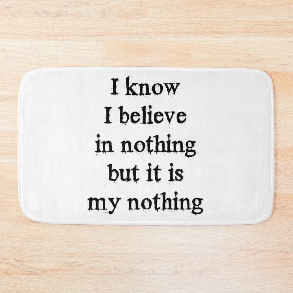 Item preview, Manic Street Preachers - I Know I Believe In Nothing, But It Is My Nothing   designed and sold by culturecargo.