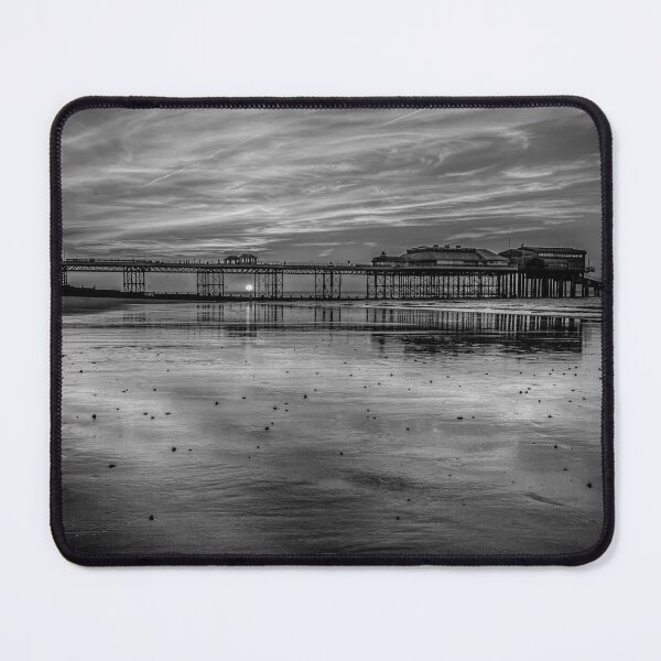 Item preview, Stunning Sunset on Cromer beach Monochrome designed and sold by Avril Harris.