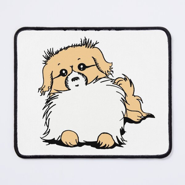 Item preview, Adorable Tibetan Spaniel "Tibbie Mom" Design - Red designed and sold by Monica C. Webster.