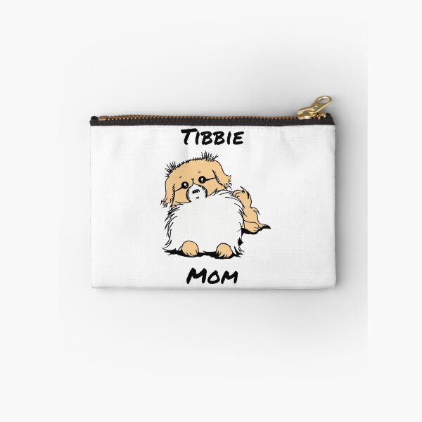 Item preview, Adorable Tibetan Spaniel "Tibbie Mom" Design - Red designed and sold by Monica C. Webster.