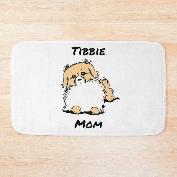 Item preview, Adorable Tibetan Spaniel "Tibbie Mom" Design - Red designed and sold by Monica C. Webster.