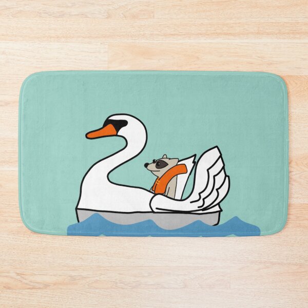 Item preview, Raccoon in a Swan Boat (RACCOON ONLY) designed and sold by Roanasaurus.