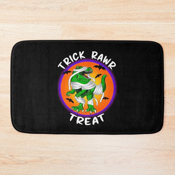 Item preview, Trick Rawr Treat Halloween, Happy Halloween T Rex, Halloween Dinosaur Trex Mummy designed and sold by orangeblue21.
