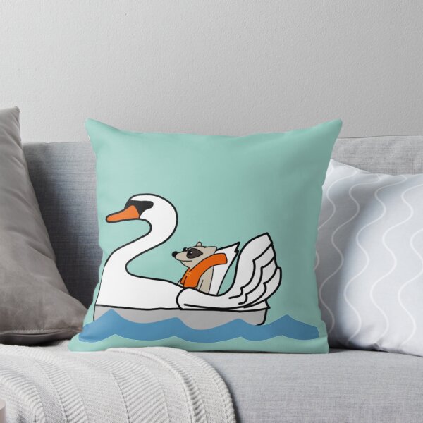 Item preview, Raccoon in a Swan Boat (RACCOON ONLY) designed and sold by Roanasaurus.