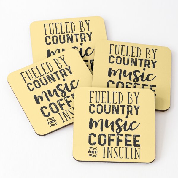 Item preview, Fueled By Country Music Coffee And Insulin designed and sold by kamrankhan.
