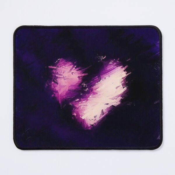 Luminous Heart Mouse Pad