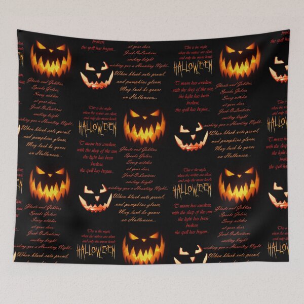 Item preview, Jack-o'-lantern wishes you Haunting night designed and sold by silvapajic.