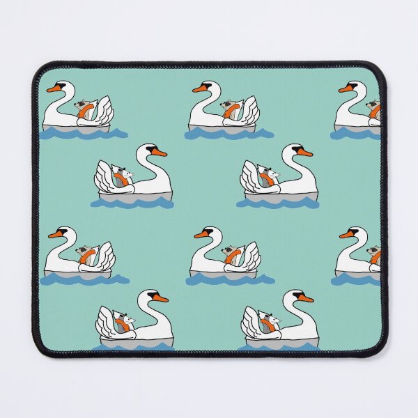 Item preview, Possum and Raccoon Swan Boats designed and sold by Roanasaurus.