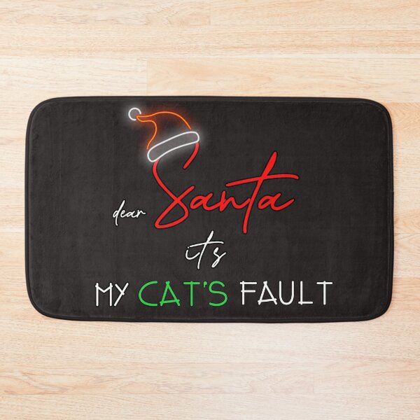 Item preview, Dear Santa its My Cat's Fault designed and sold by Bouchfashions.