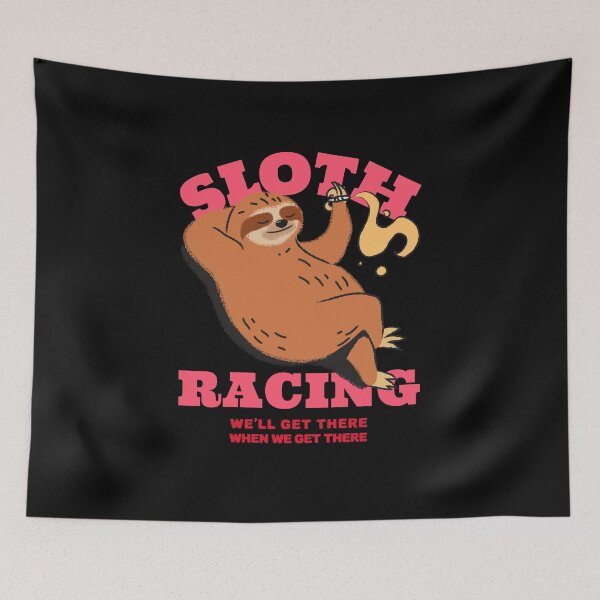 Item preview, Sloth Racing tee design designed and sold by lach3.