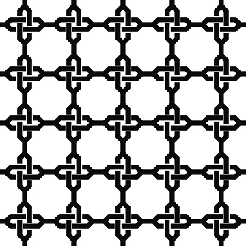 Artwork thumbnail, Black Chain Pattern by RafaelLima7