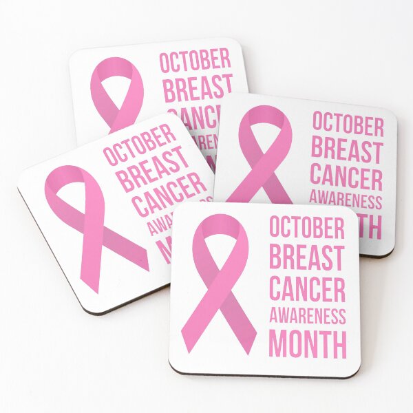 Item preview, Large October Breast Cancer Awareness Month with Pink Ribbon designed and sold by WearWolfDesigns.