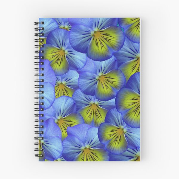 Item preview, Neon Blue Pansy Pattern designed and sold by Sport-it.