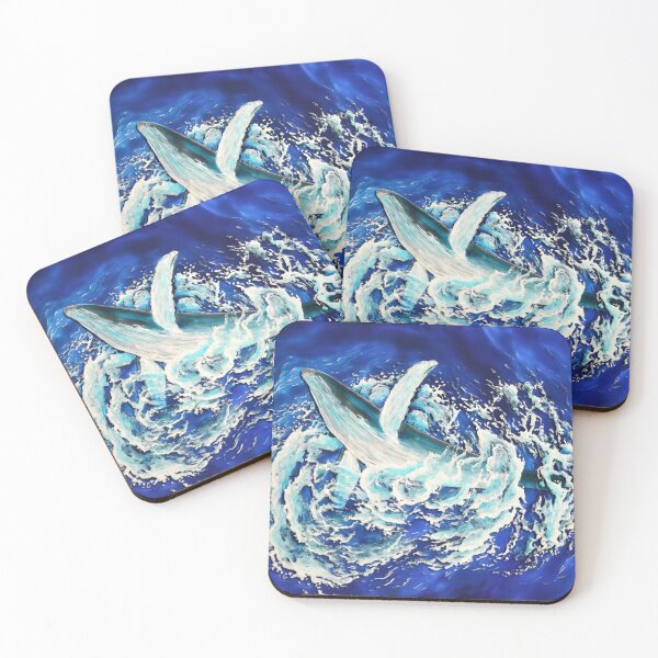 Item preview, Humpback Whale Swimming designed and sold by just-art.