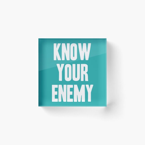 Item preview, Know Your Enemy, white   designed and sold by PogiTShirts.