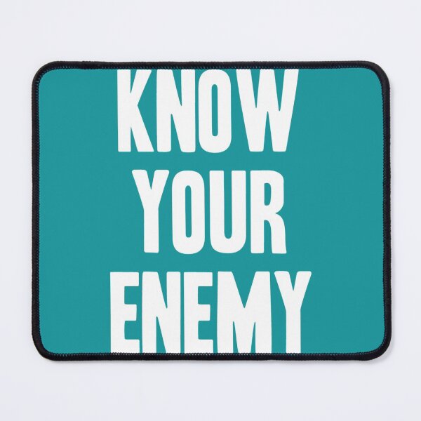 Item preview, Know Your Enemy, white designed and sold by PogiTShirts.
