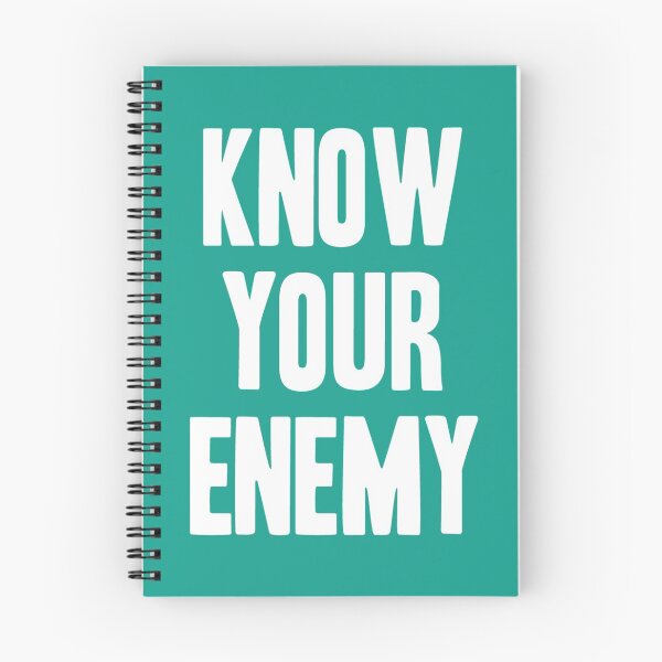 Item preview, Know Your Enemy, white   designed and sold by PogiTShirts.