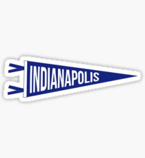 Indianapolis Pennant Sticker