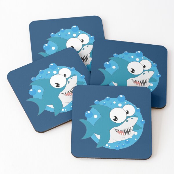 Item preview, Bulging Eyes Shark Cartoon Character designed and sold by thecooltable.