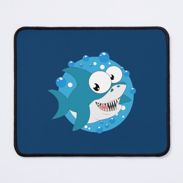 Item preview, Bulging Eyes Shark Cartoon Character designed and sold by thecooltable.