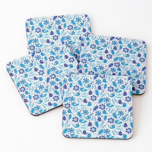 Item preview, Blue bird floral design. designed and sold by Princessflora.