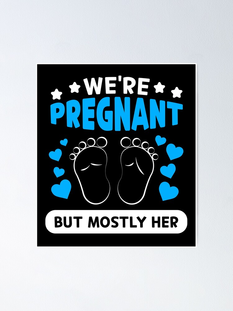 Funny Pregnancy We Are Pregnant But Mostly Her Dad' Men's Premium Tank Top