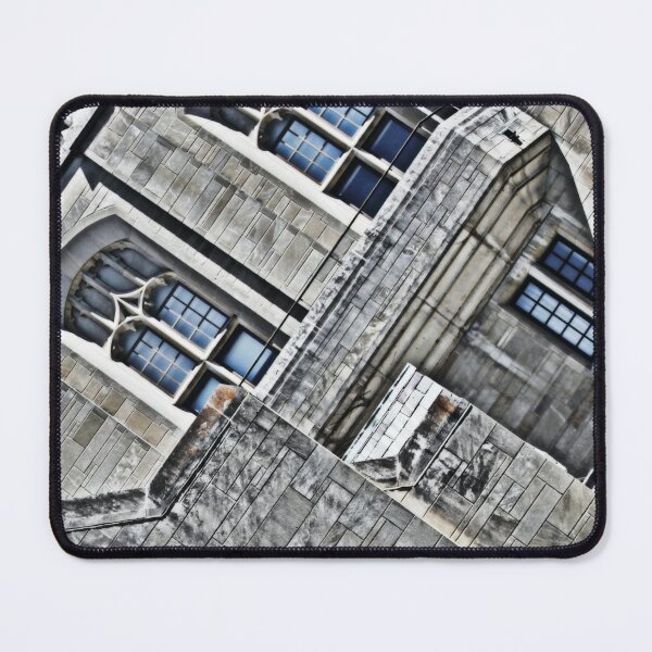 Item preview, Place of Learning - Limestone University Building with Blue Windows designed and sold by TheSplitWindow.