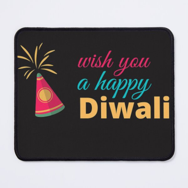 Item preview, wish you a happy Diwali t-shirt gift for mother, gift for sister, gift for dad, gift for friend. designed and sold by bouakchach.