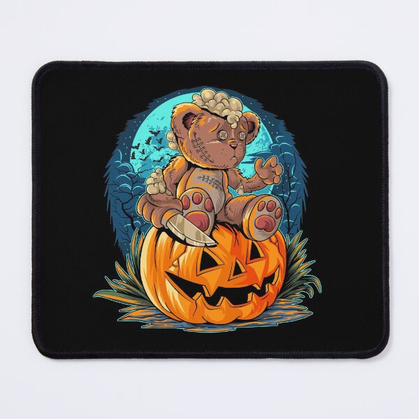 Item preview, Halloween Killer Teddy Bear on a Pumpkin designed and sold by Shopwick.