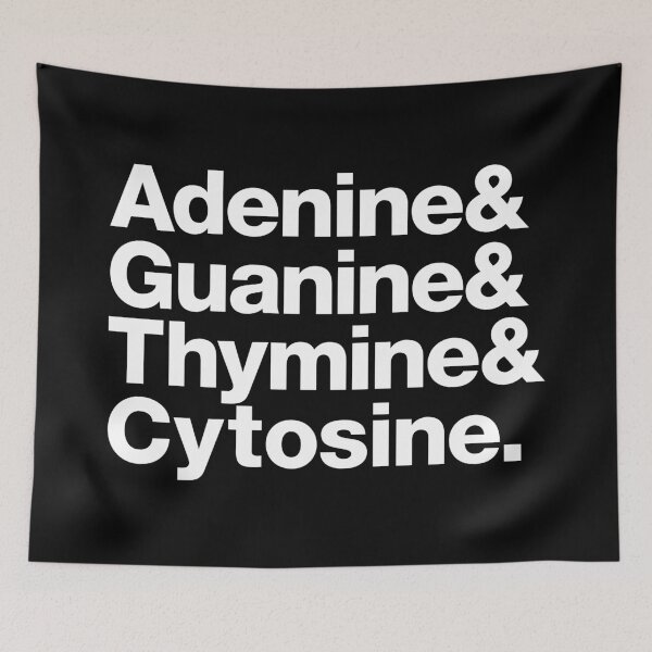 Item preview, Adenine & Guanine & Thymin & Cytosine (white) designed and sold by dudethecreator.
