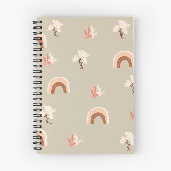 Item preview, Neutral color rainbow and flower aesthetic designed and sold by Rosemariert.
