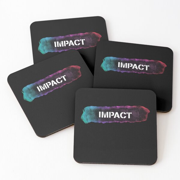 Item preview, Impact phrase in galaxy colors designed and sold by Smiley-10.