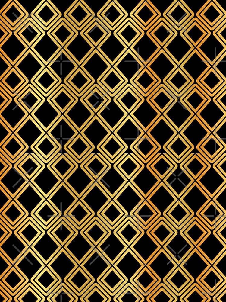 Thumbnail 4 of 4, iPhone Case, Geometric Golden Lines Pattern designed and sold by RafaelLima7.