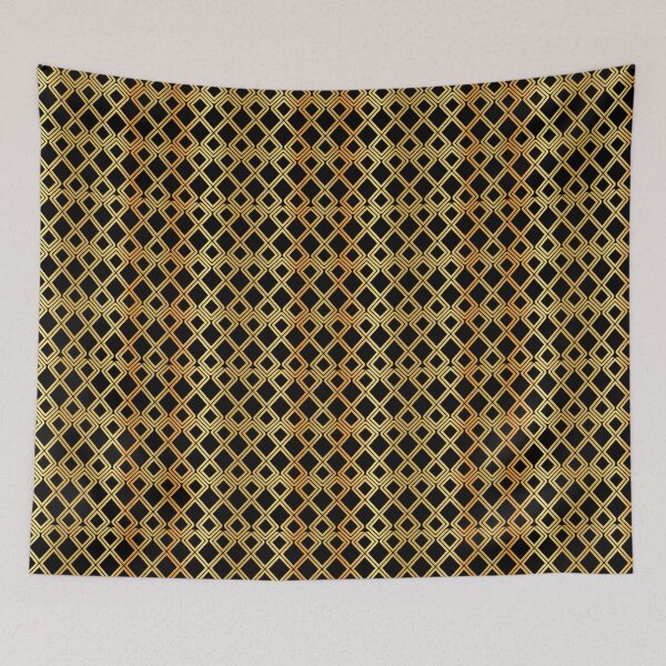 Item preview, Geometric Golden Lines Pattern designed and sold by RafaelLima7.