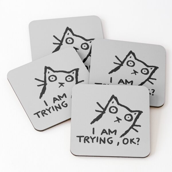Item preview, Fox Shiver - I am trying, ok? designed and sold by Fox Shiver.