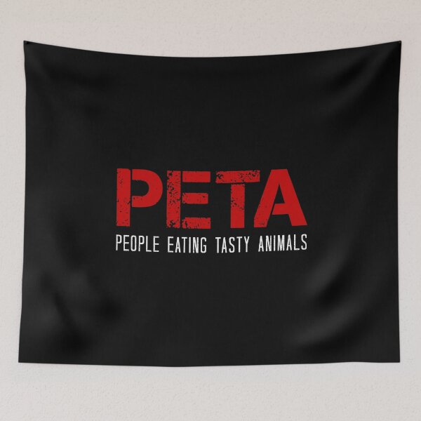 Item preview, PETA - People Eating Tasty Animals  designed and sold by corbrand.