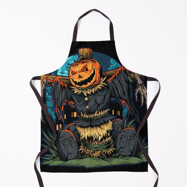 Item preview, Halloween Scarecrow in a Cemetery designed and sold by Shopwick.