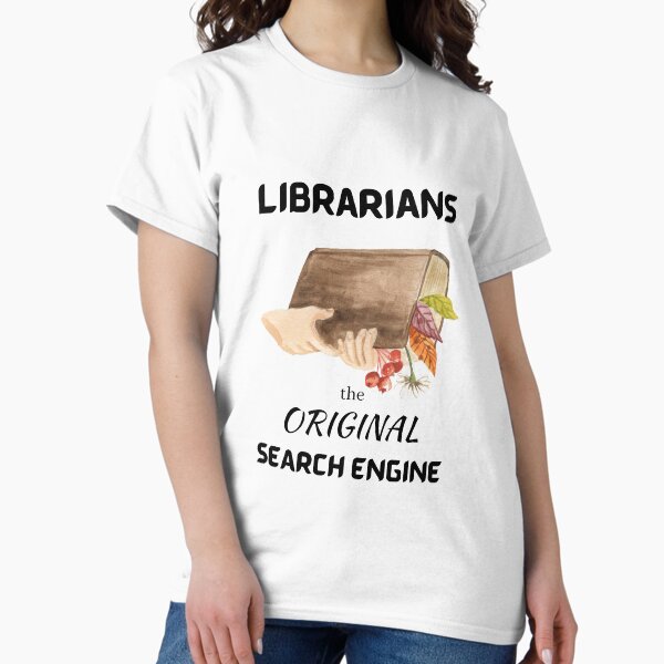 Artikel-Vorschau von Bibliothekare, die ursprüngliche Suchmaschine, designt und verkauft von EmElle Art Studio.