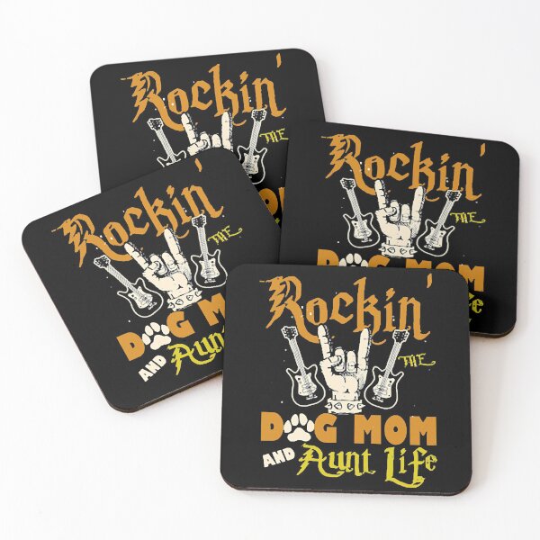 Item preview, Funny Retro Rockin The Dog Mom And  Aunt Life designed and sold by Knippel Heidi.