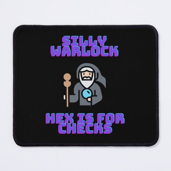 Item preview, Silly Warlock, Hex is for Checks designed and sold by RockNRole.