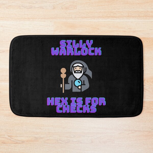 Item preview, Silly Warlock, Hex is for Checks designed and sold by RockNRole.