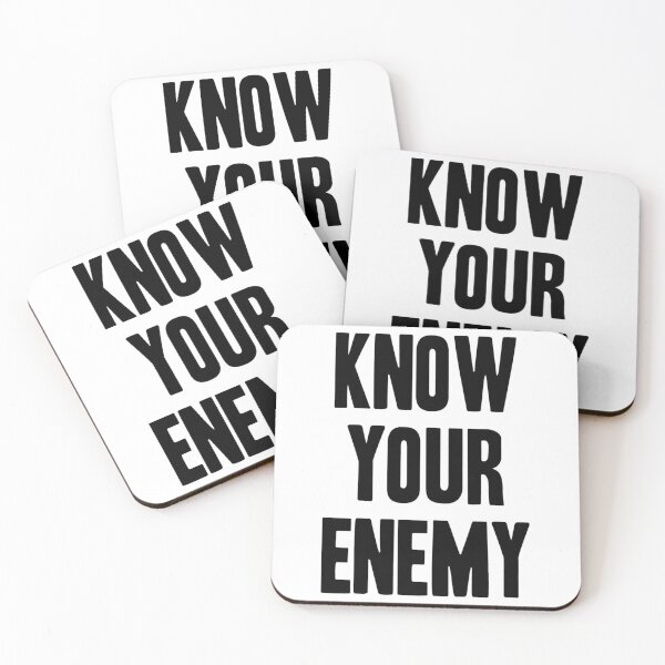 Item preview, Know Your Enemy, black   designed and sold by PogiTShirts.