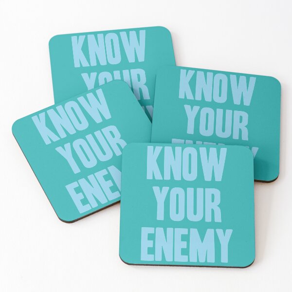Item preview, Know Your Enemy, blue   designed and sold by PogiTShirts.